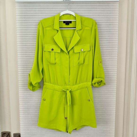 GUESS BY MARCIANO Green Cargo Romper - Picture 5 of 16